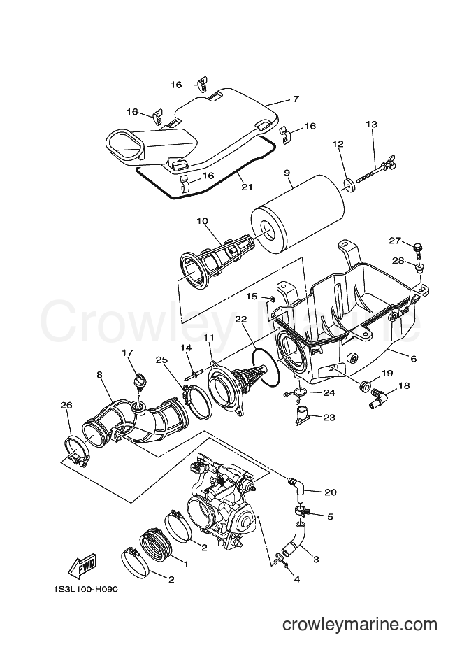 Yamaha Motors YFM700R (1ASF) [010] - INTAKE