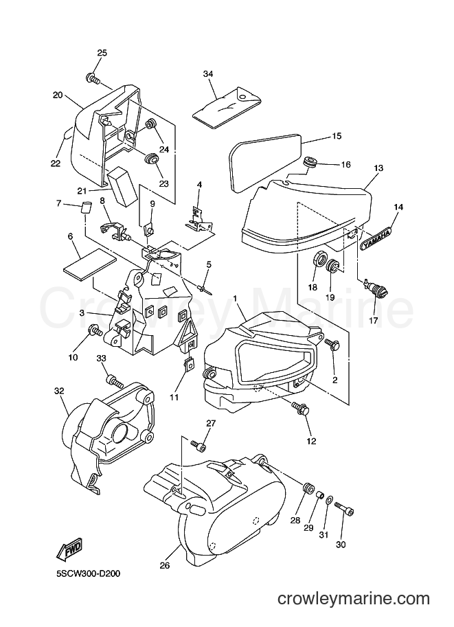 Yamaha Motors XVS650A (4C58) [010] - SIDE COVER