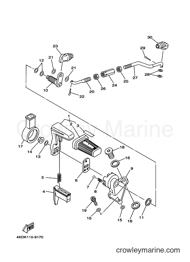 2000 ATV YFB250FW - YFB250FW (4KDM) [020] - DRIVE SELECTOR