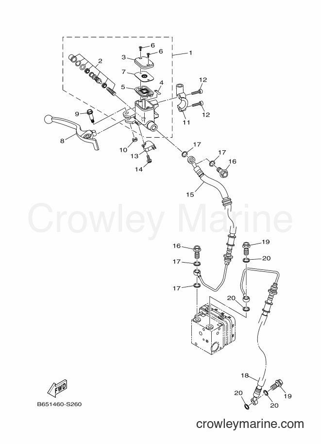 2017 Street Bike GDR155-A - GDR155-A (B653) [010] - FRONT MASTER CYLINDER 2