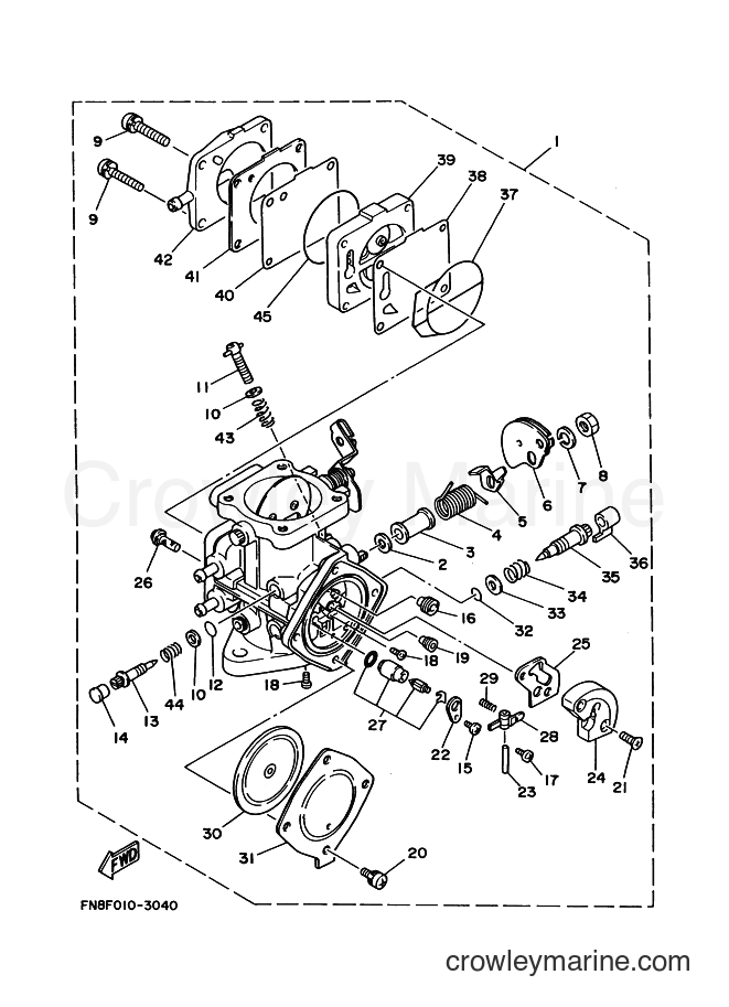Yamaha Motors 700FX (FX1E) [010] - CARBURETOR