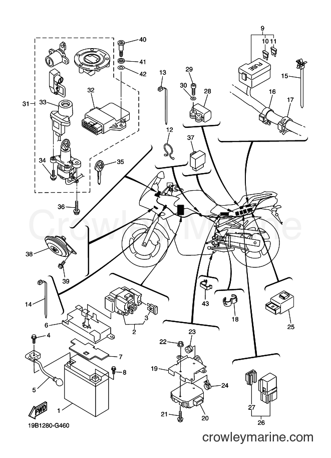 2009 Street Bike FZ6-SHG - FZ6-SHG (4S8B) [010] - ELECTRICAL 2