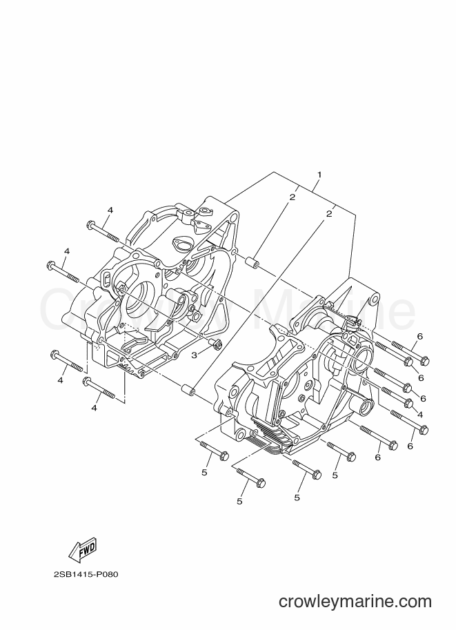 2017 Street Bike YS125-5C - YS125-5C (BT41) [050] - CRANKCASE