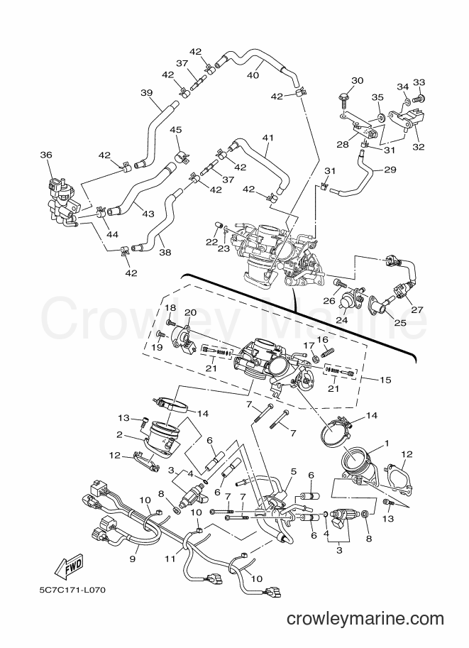Yamaha Motors XV1900CU (5C7C) [010] - INTAKE