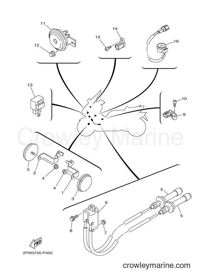 Yamaha Motors XP500 (2PW4) [010] - ELECTRICAL 2