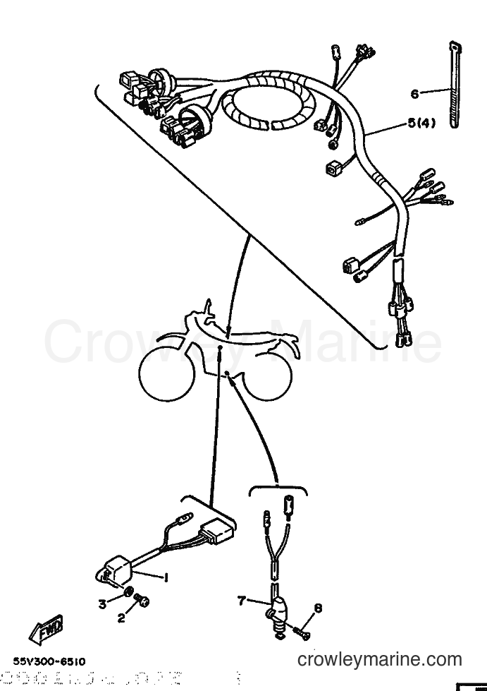 Yamaha Motors XT350 (55V0) [080] - ALTERNATE FOR ELECTRICAL