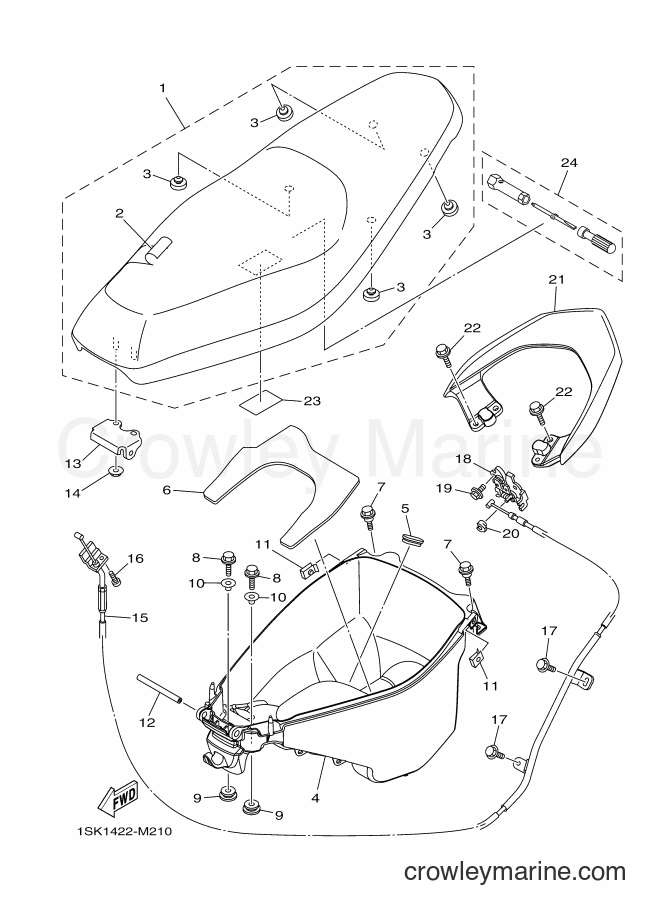 2014 Scooter AL125FC - AL125FC (1SK2) [010] - SEAT