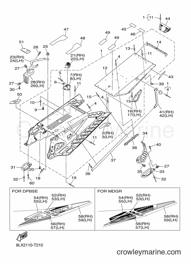 2018 Snowmobile SRS10RS - SRS10RS (8LX2) [010] - FRAME 2