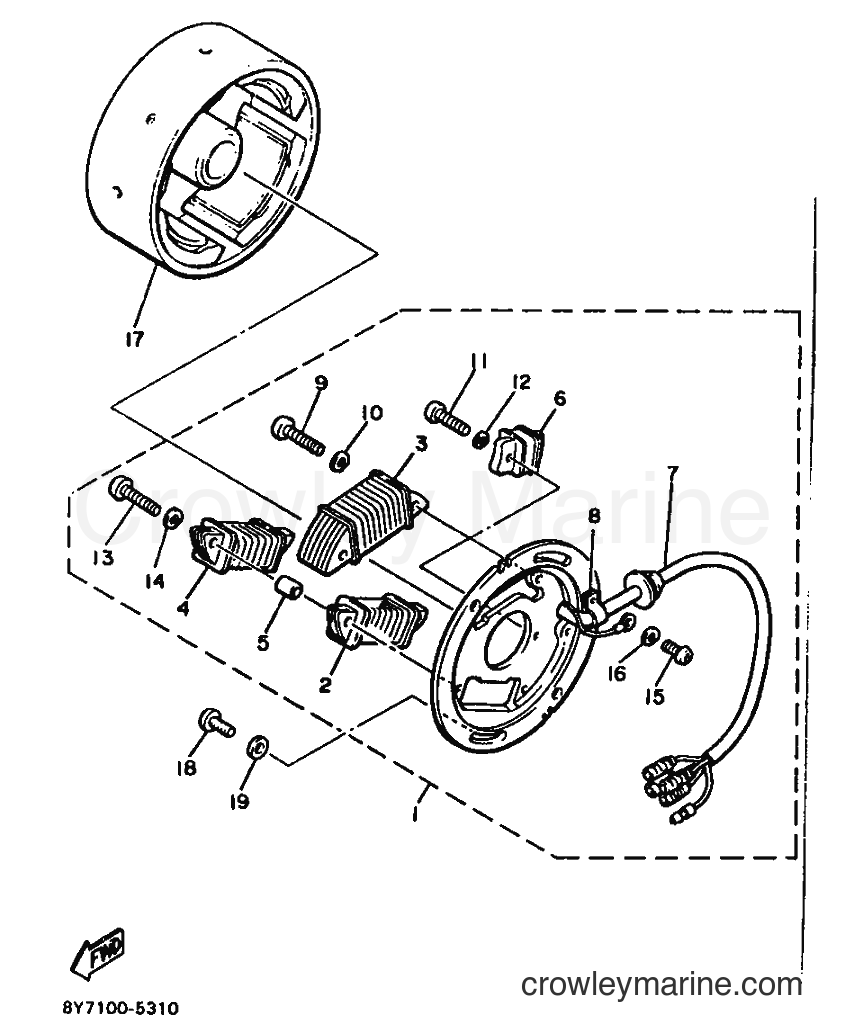 1990 Snowmobile XL540 - XL540 (86L2) [010] - GENERATOR