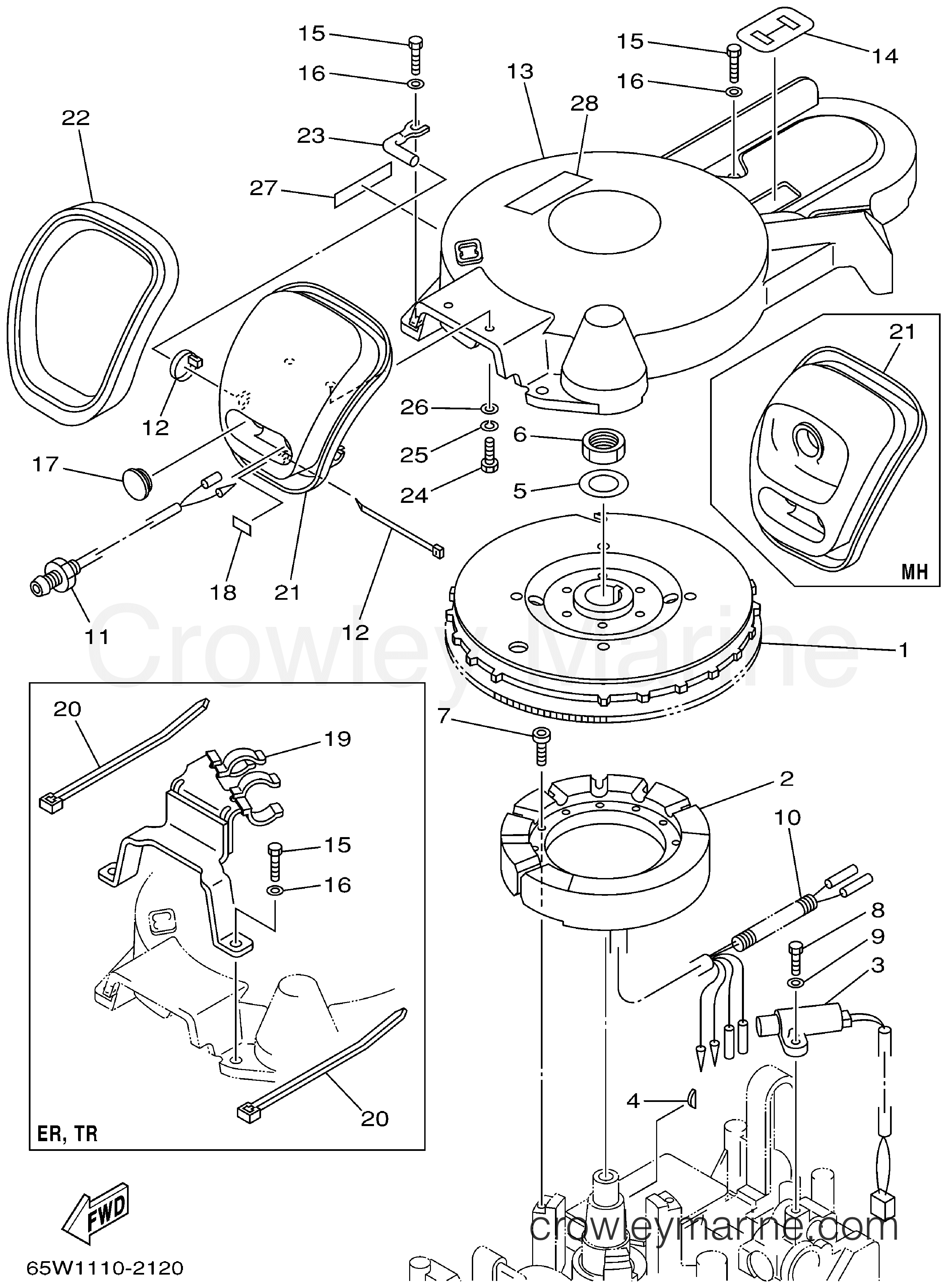 Yamaha Motors F25MLHA - GENERATOR