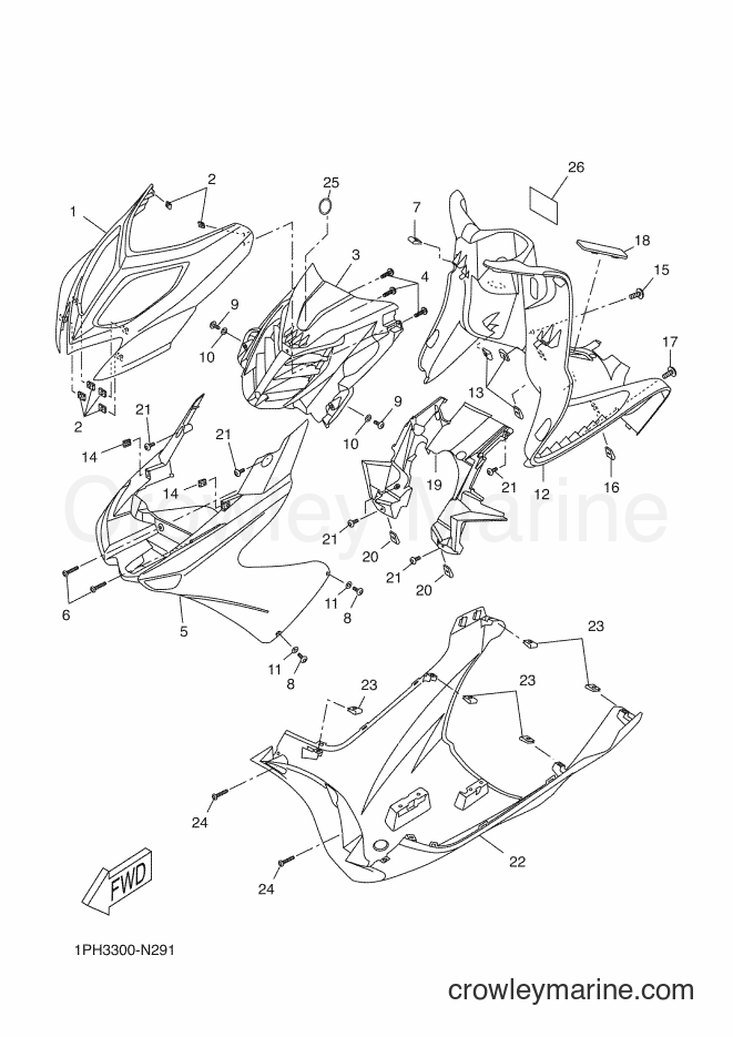 Yamaha Motors NS50 (1PH7) [090] - LEG SHIELD