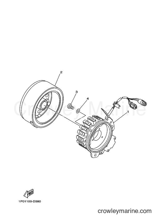 2005 ATV YFM250 - YFM250 (1P03) [020] - GENERATOR