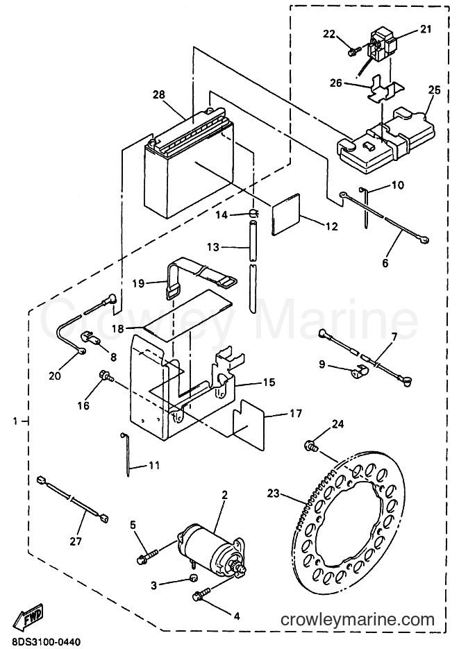Yamaha Motors VX700 (8DS3) [020] - ALTERNATE FOR ELECTRICAL