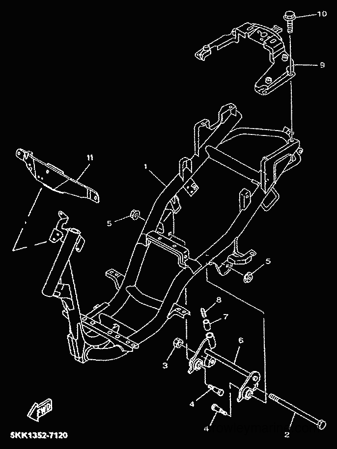 Yamaha Motors YN50 (5BV7) [010] - FRAME