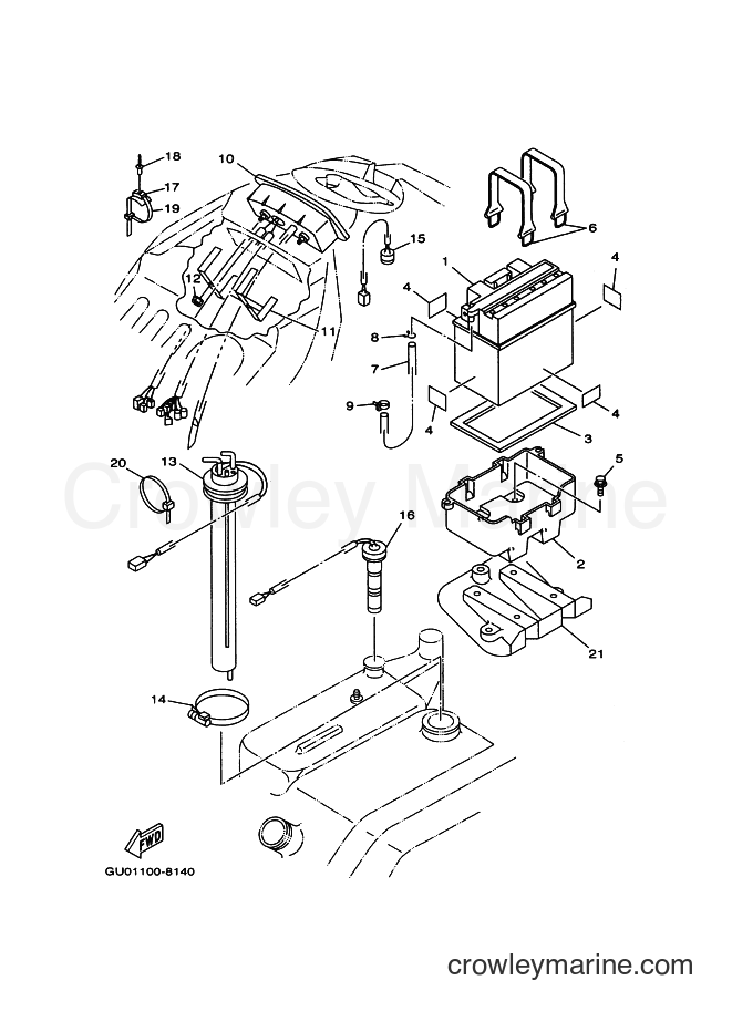 Yamaha Motors GP800W (GU02) [010] - ELECTRICAL 2