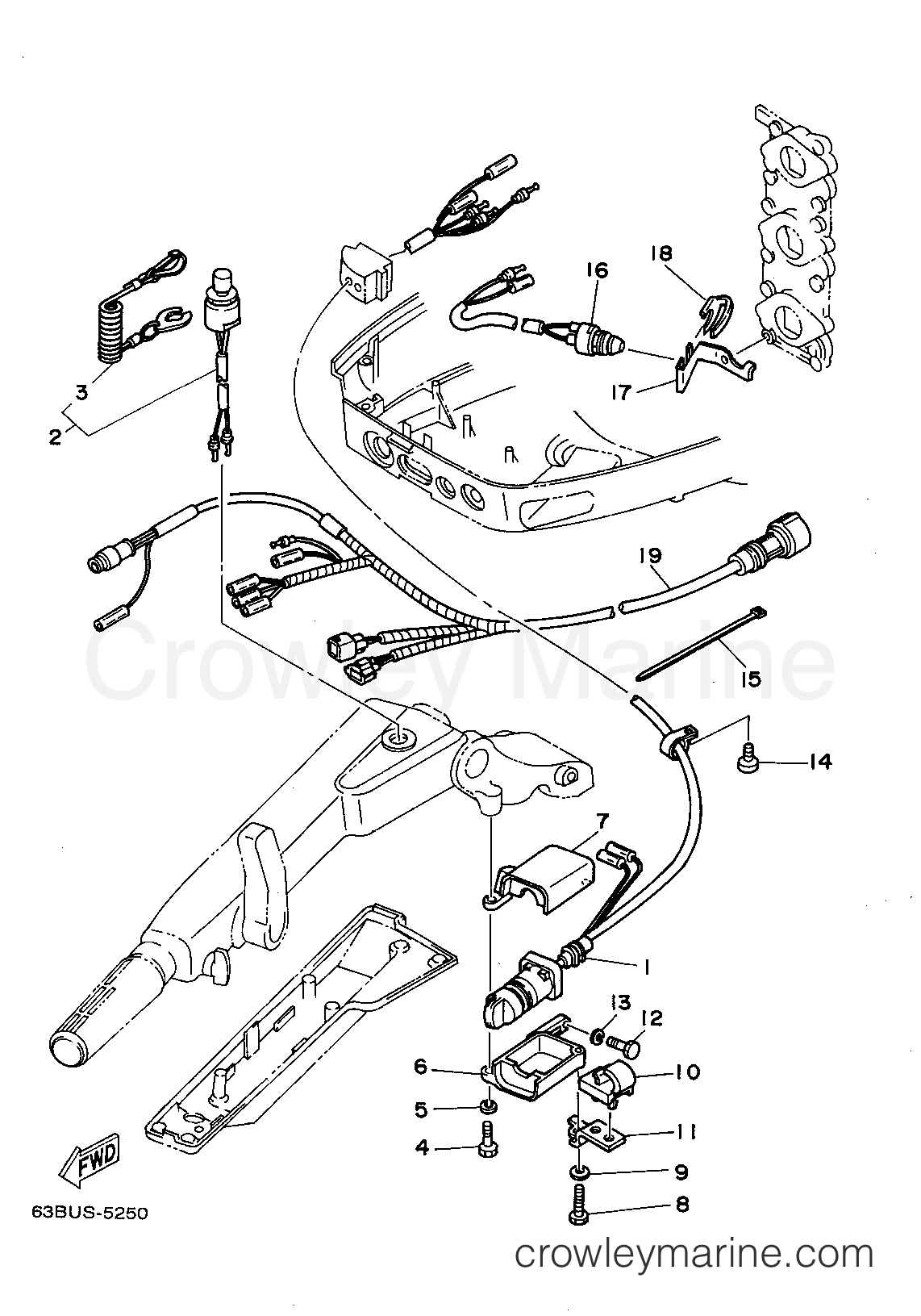 Yamaha Motors 40MSHT - ELECTRICAL 3 (TH)