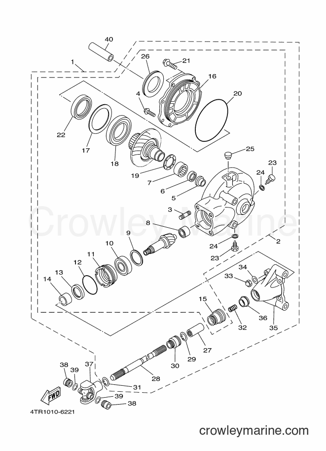2006 Cruiser XVS650A - XVS650A (4C57) [080] - DRIVE SHAFT