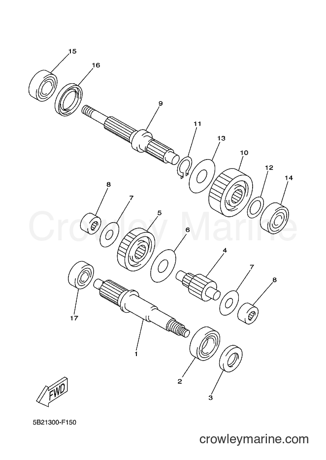 Yamaha Motors VP250 (5B2B) [060] - TRANSMISSION