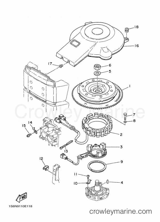 Yamaha Motors 150DETO (6N9) [020] - GENERATOR