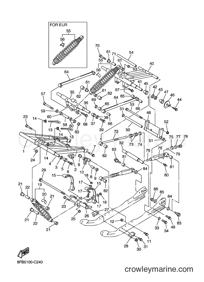 2004 Snowmobile SXV70SP - SXV70SP (8FE2) [010] - TRACK SUSPENSION 2