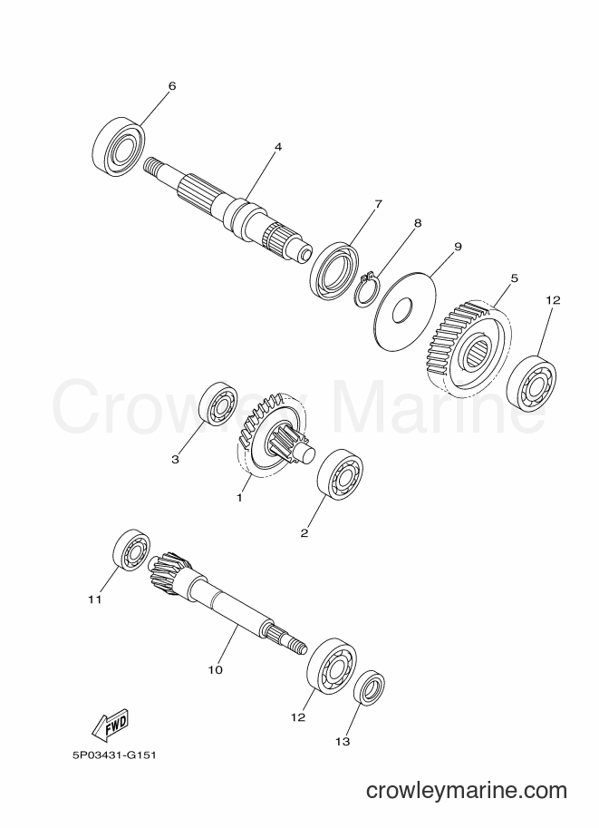 2013 Scooter AL125FC - AL125FC (1LB2) [010] - TRANSMISSION
