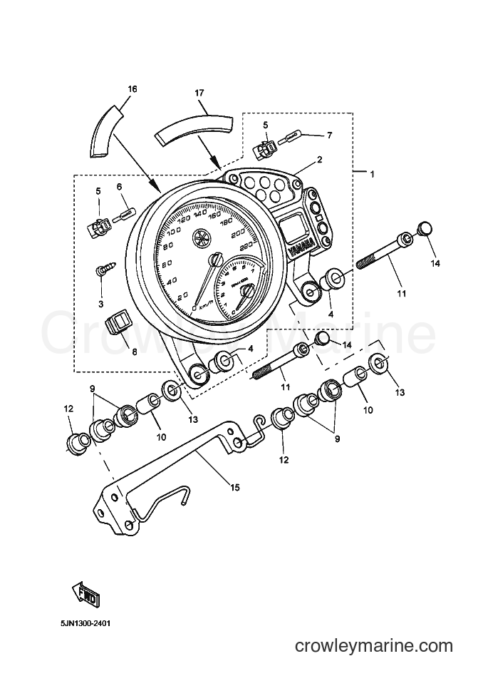 2002 Street Bike BT1100 - BT1100 (5JN1) [030] - METER