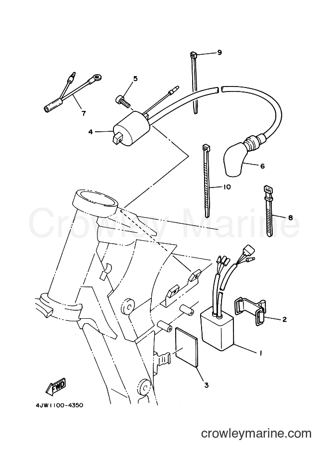 1995 Dirt Bike WR250Z - WR250Z (4JW3) [040] - ELECTRICAL 1