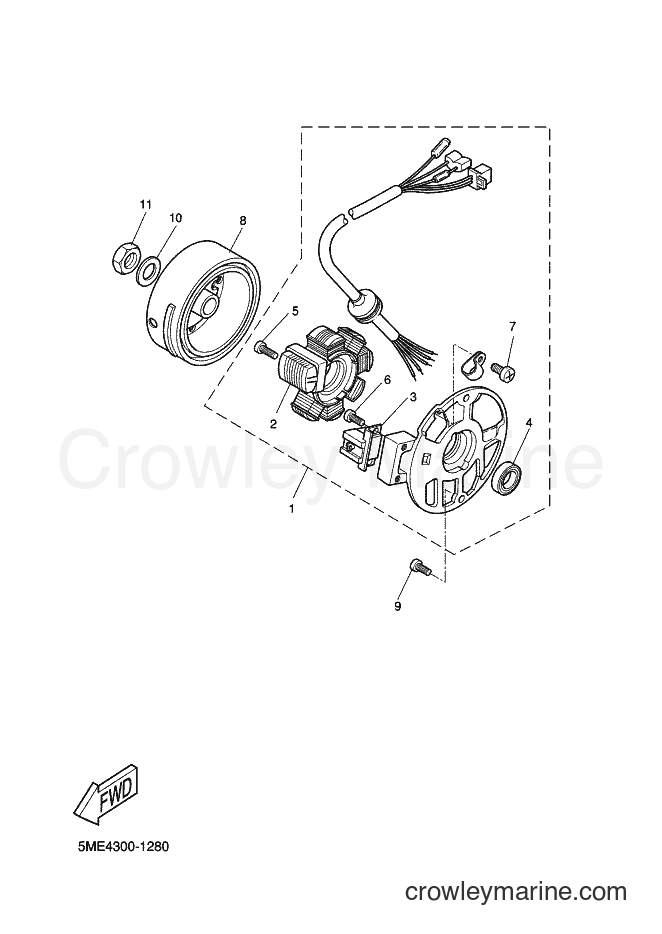 2002 Scooter YQ100 - YQ100 (5ME6) [010] - GENERATOR