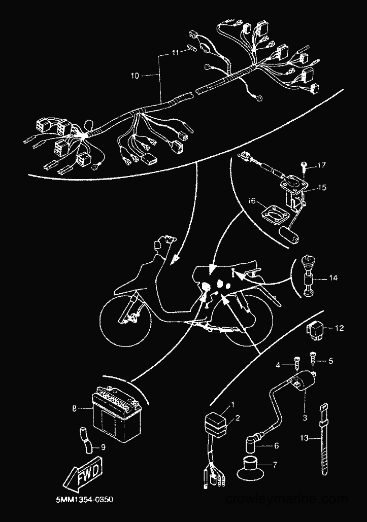 Yamaha Motors CW50 (5HG9) [040] - ELECTRICAL 2