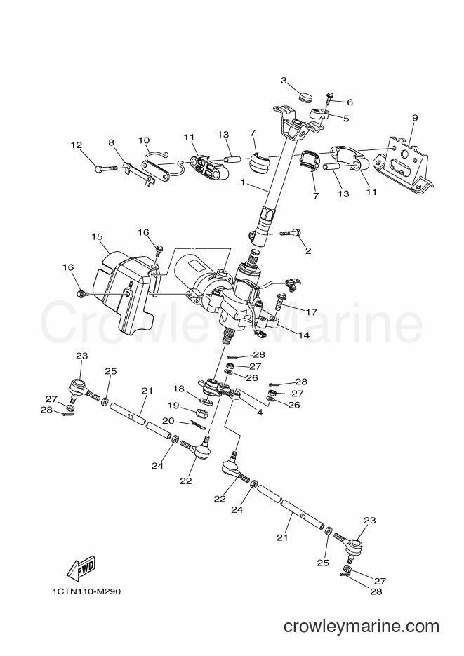 Yamaha Motors YFM450FWAD (2LCB) [010] - STEERING