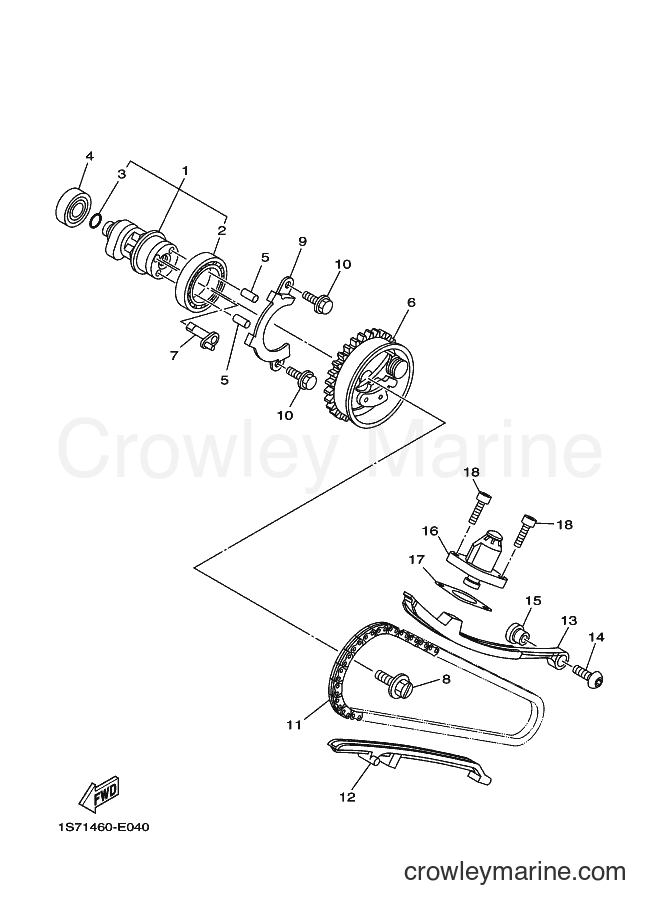 2011 Scooter T135SEC - T135SEC (55S1) [010] - CAMSHAFT & CHAIN