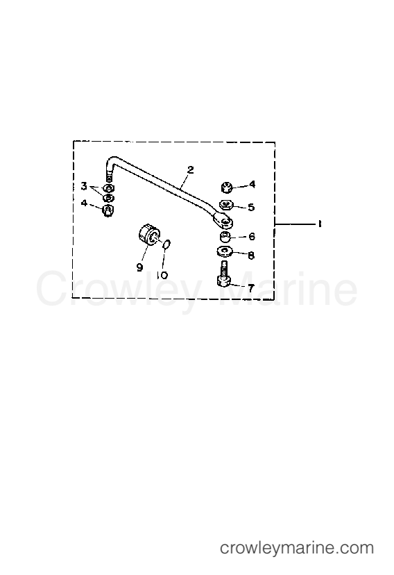 Yamaha Motors 40SG - STEERING GUIDE ATTACHMENT