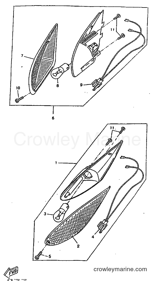 1998 Scooter CW50RSP - CW50RSP (4URD) [999] - FLASHER LIGHT