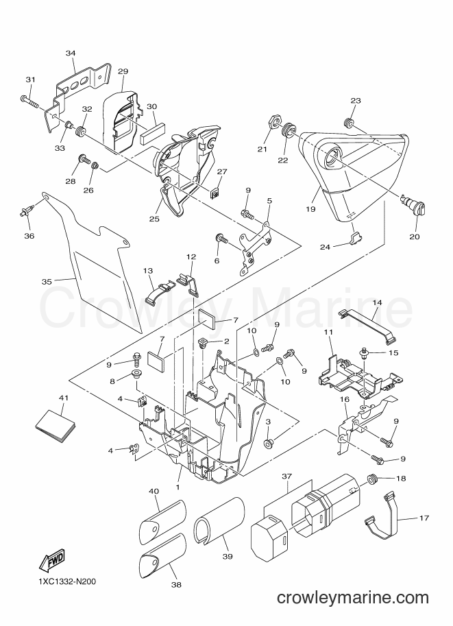 Yamaha Motors XVS950CU (2DXM) [010] - SIDE COVER