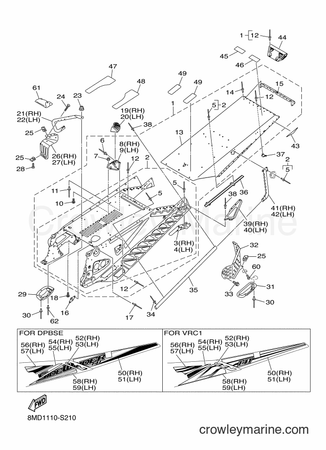 2017 Snowmobile SRS10XL41 - SRS10XL41 (8MD1) [010] - FRAME 2