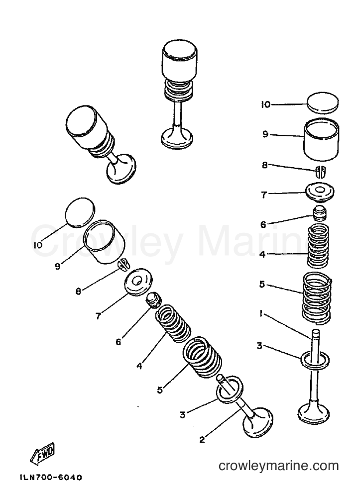 1990 Dirt Bike TT350 - TT350 (3GJ2) [010] - VALVE