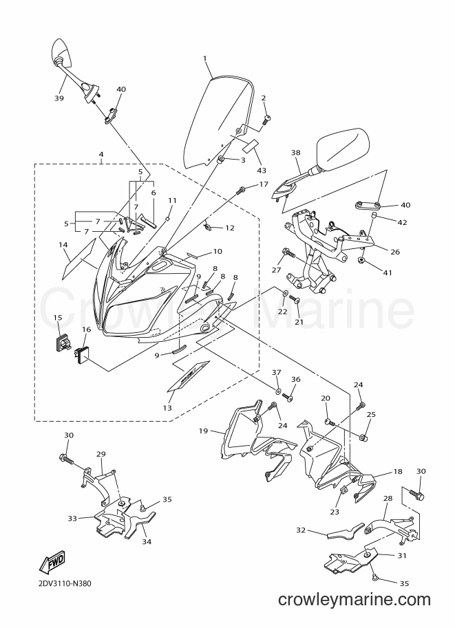 Yamaha Motors FZ1-S (2DV4) [010] - COWLING 1