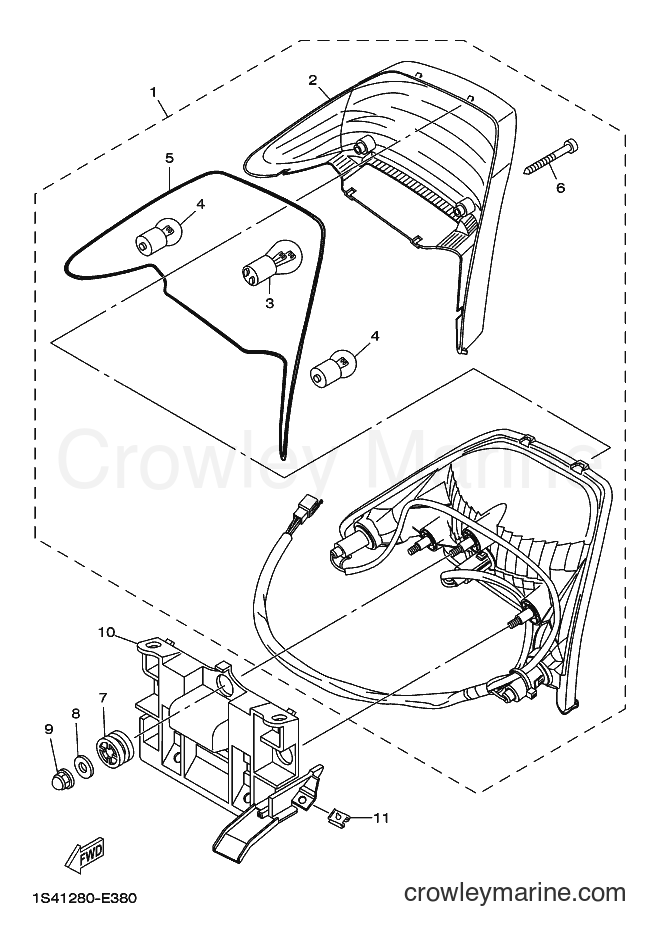 2009 Street Bike YBR250 - YBR250 (5D13) [030] - TAILLIGHT
