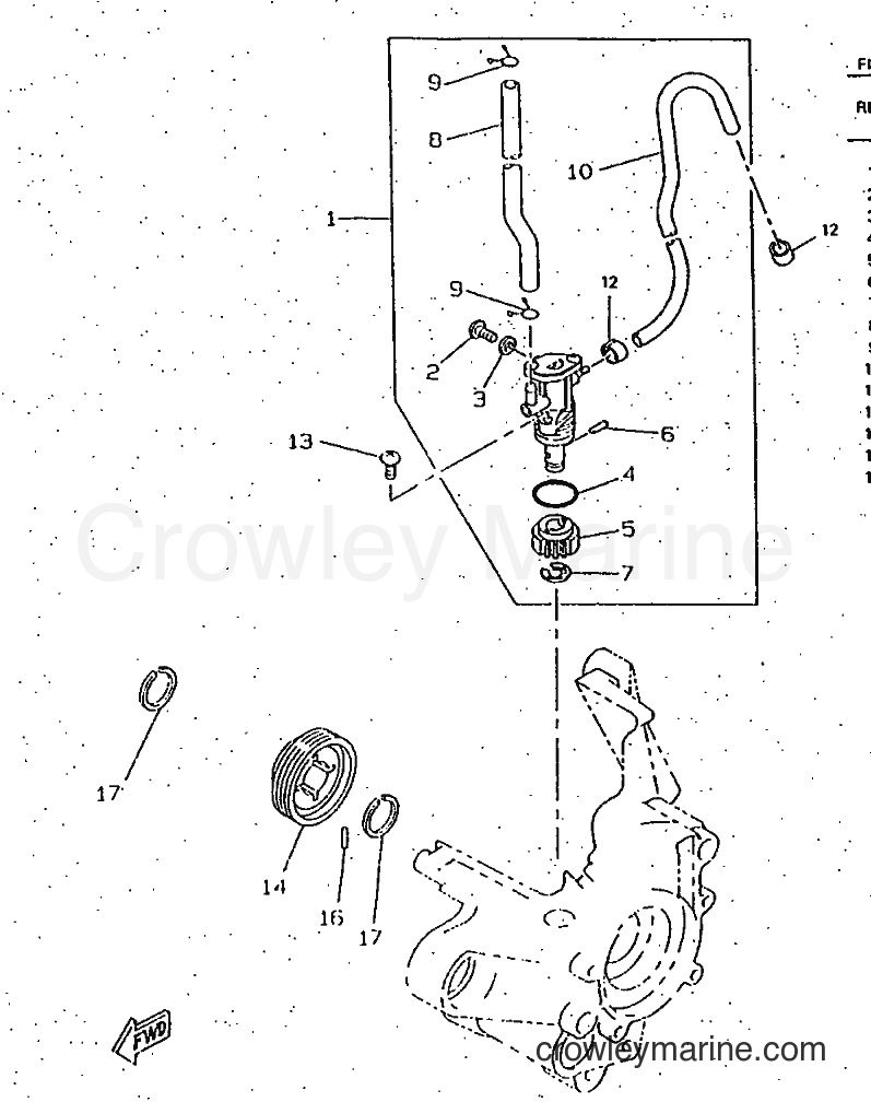 1997 Scooter CW50RS - CW50RS (4TDB) [999] - OIL PUMP
