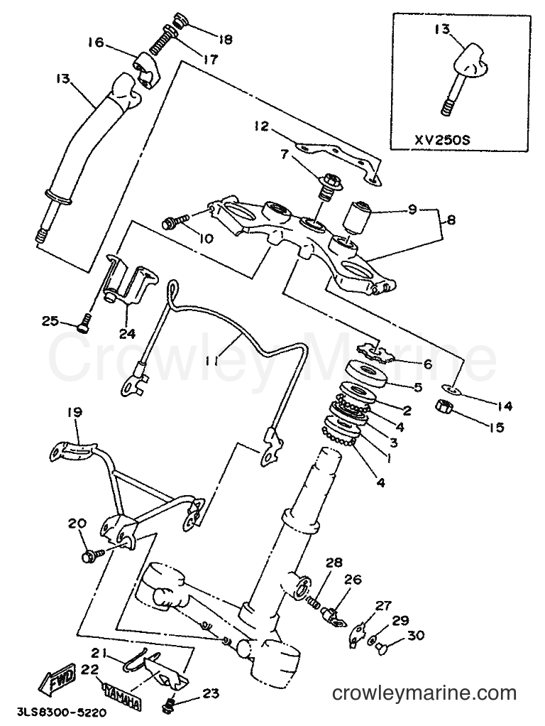 Yamaha Motors XV250S (3LS9) [999] - STEERING