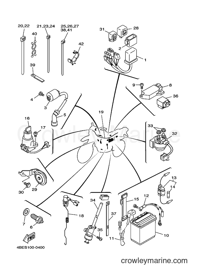 2000 Dirt Bike XT225 - XT225 (4BEU) [010] - ELECTRICAL 1