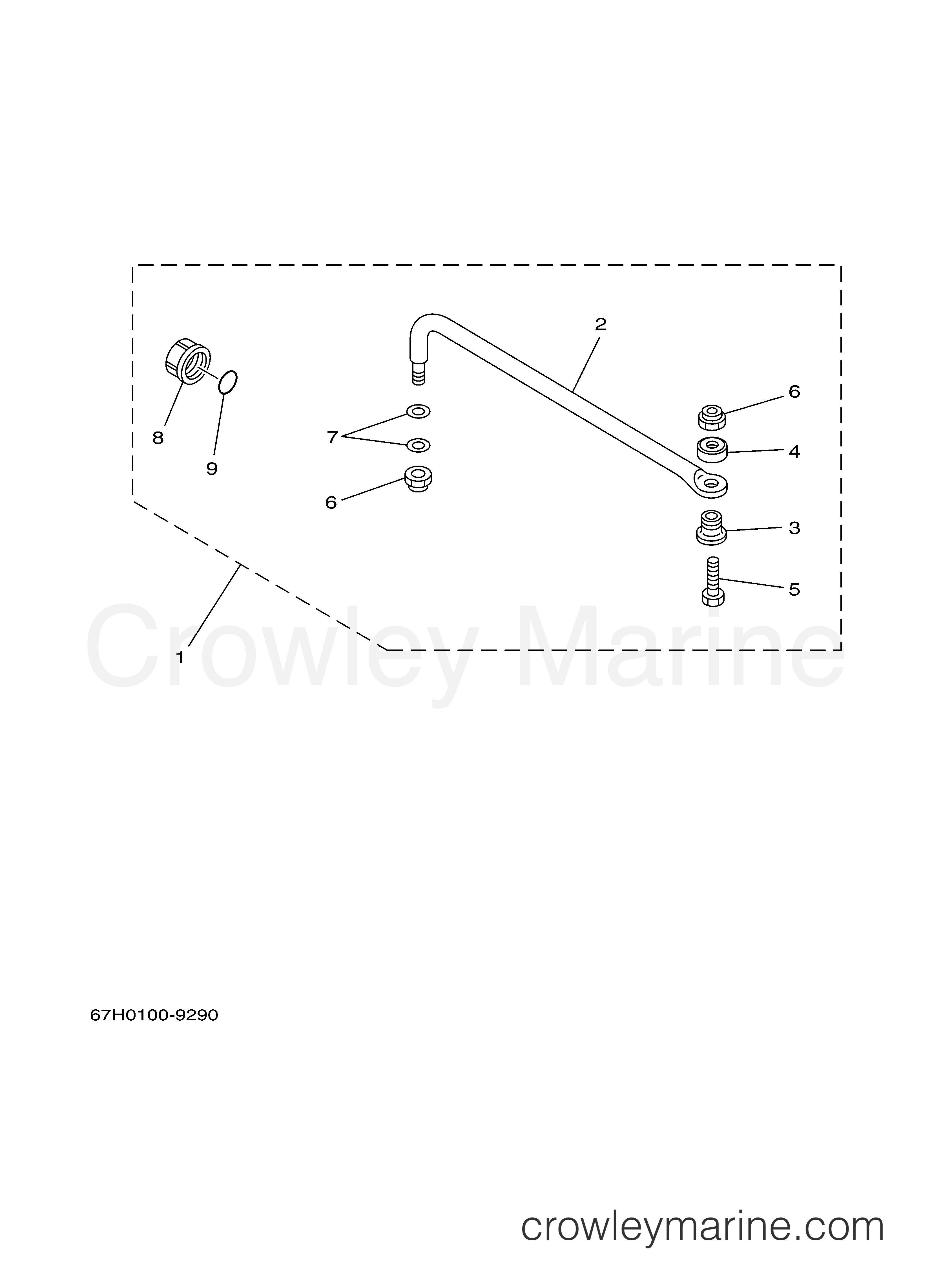 STEERING GUIDE - 2014 Yamaha Outboard 200hp F200XB | Crowley Marine