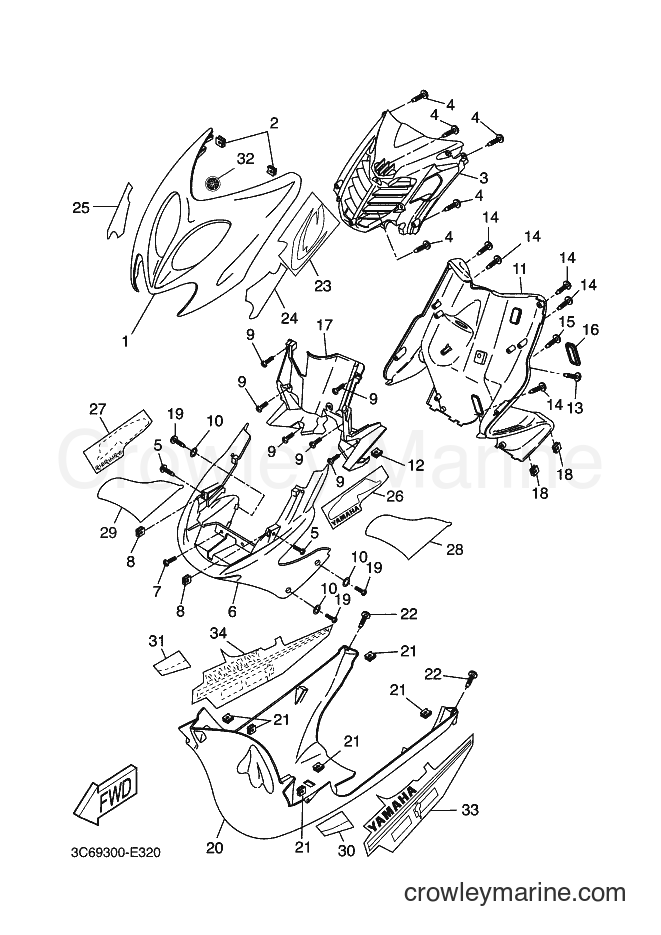 2006 Scooter YQ50L - YQ50L (3C69) [070] - LEG SHIELD