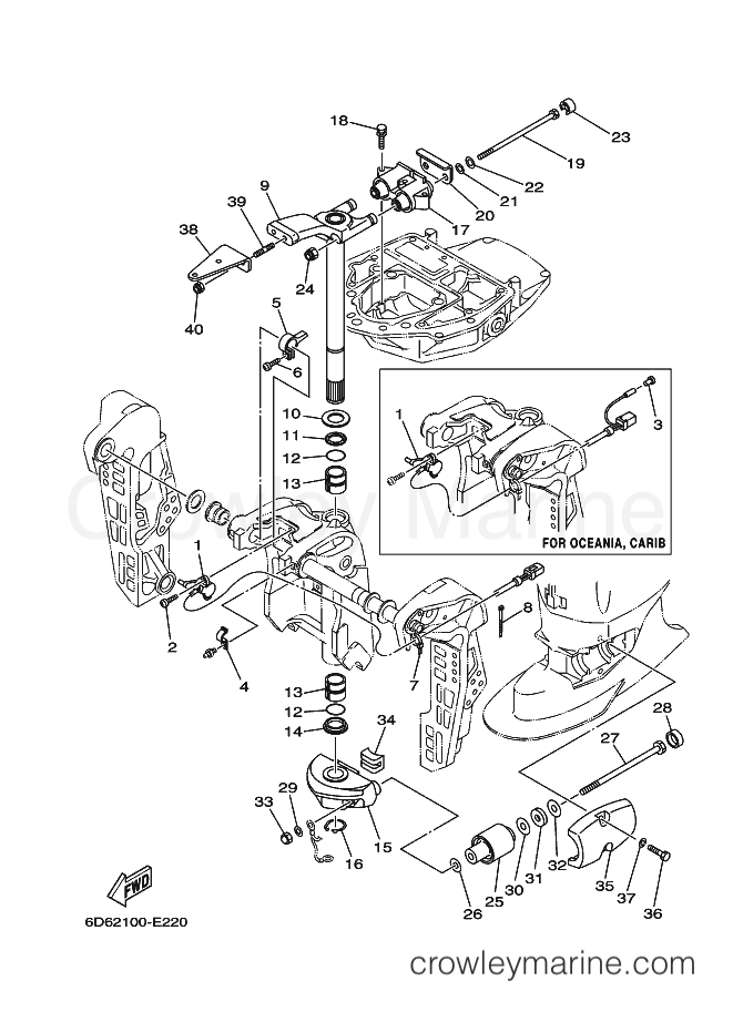 Yamaha Motors F90TRE (6D82) [060] - BRACKET 2