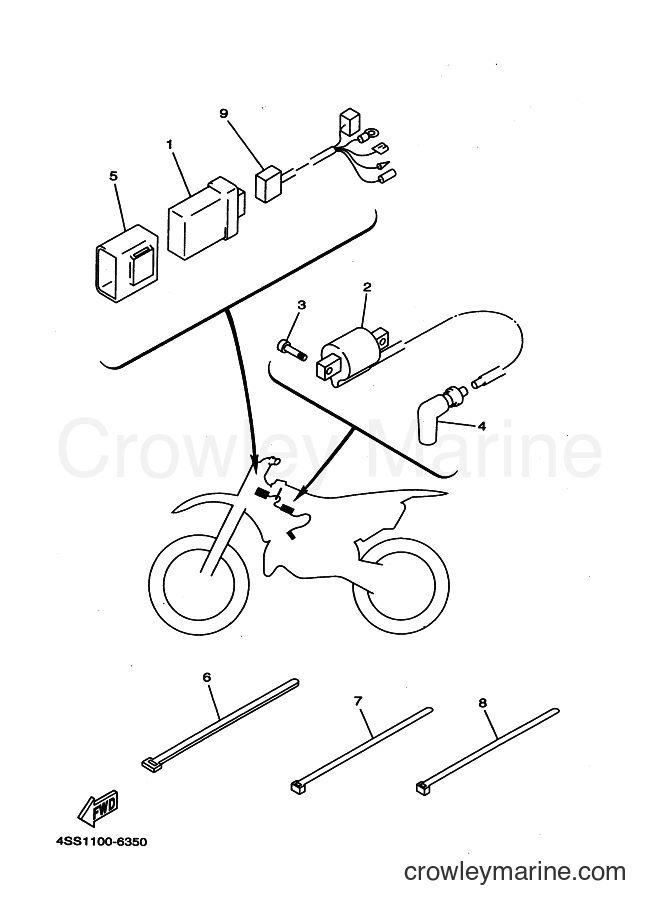 1996 Dirt Bike YZ250 - YZ250 (4SR2) [020] - ELECTRICAL 1