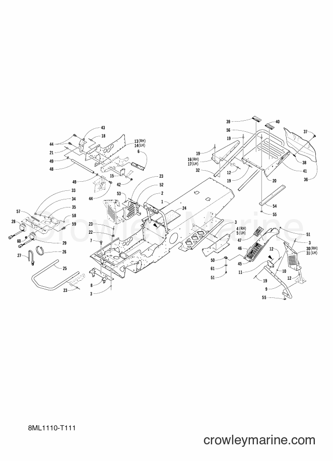2018 Snowmobile SXR200 - SXR200 (8ML1) [010] - FRAME