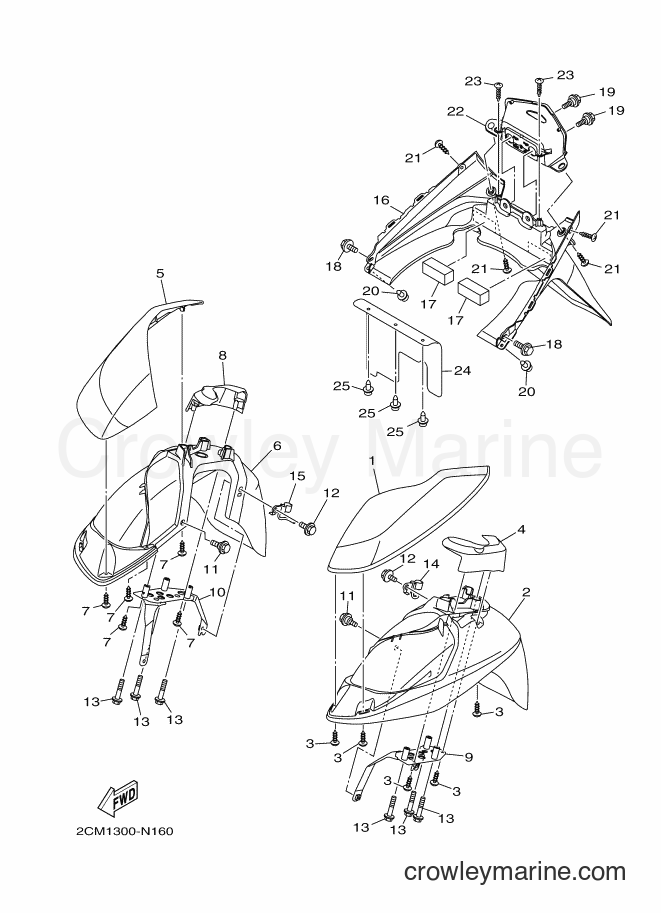 Yamaha Motors MW125 (2CM6) [010] - FENDER