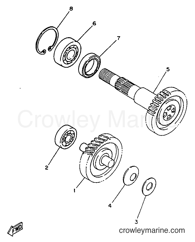 1997 Scooter YN50 - YN50 (5AD5) [010] - TRANSMISSION