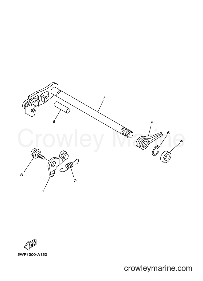 2007 Dirt Bike XT125X - XT125X (13D2) [010] - SHIFT SHAFT