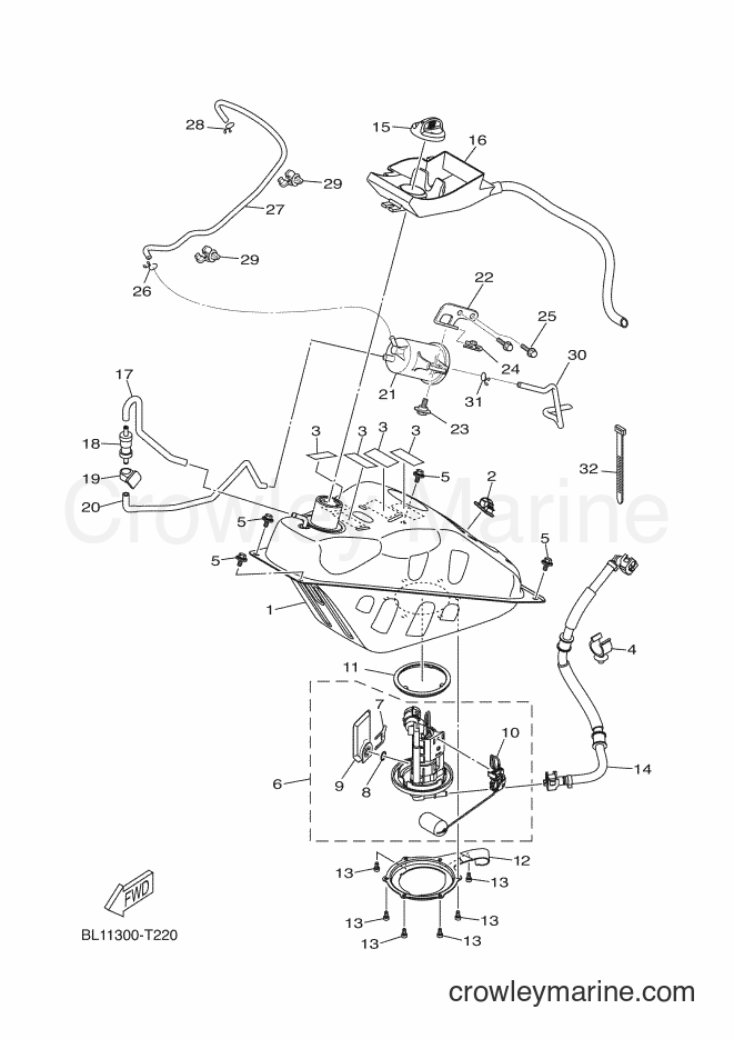 2018 Scooter YP400RA - YP400RA (BL11) [070] - FUEL TANK